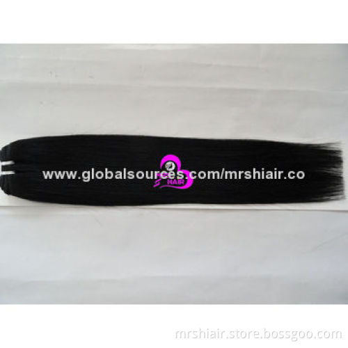 Cheap 28-inch Silk Straight Brazilian Virgin Hair Weaves